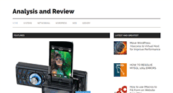 Desktop Screenshot of analysisandreview.com