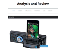 Tablet Screenshot of analysisandreview.com